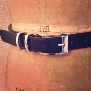 Harold Powell Leather Black Belt